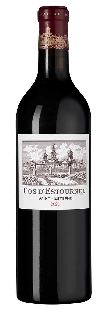 Вино Chateau Cos d'Estournel Rouge (Saint-Estephe), 2021, (141526), Франция, Бордо, красное, сухое, 0.75 л, Шато Кос д'Эстурнель Руж, цена 67490 рублей