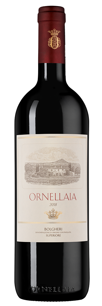 Вино Ornellaia, 2018, (131046), Италия, Тоскана, красное, сухое, 0.75 л, Орнеллайя, цена 114990 рублей