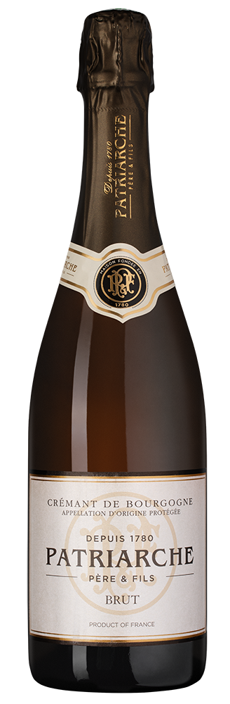Игристое вино Cremant Brut Blanc, Patriarche, (156560), Франция, Бургундия, белое, брют, 0.75 л, Креман Брют Блан, цена 3390 рублей