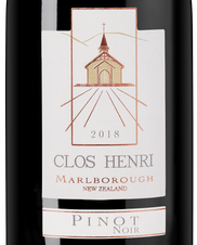 Вино Clos Henri Pinot Noir, (140718), красное сухое, 2018 г., 0.75 л, Кло Анри Пино Нуар цена 7490 рублей