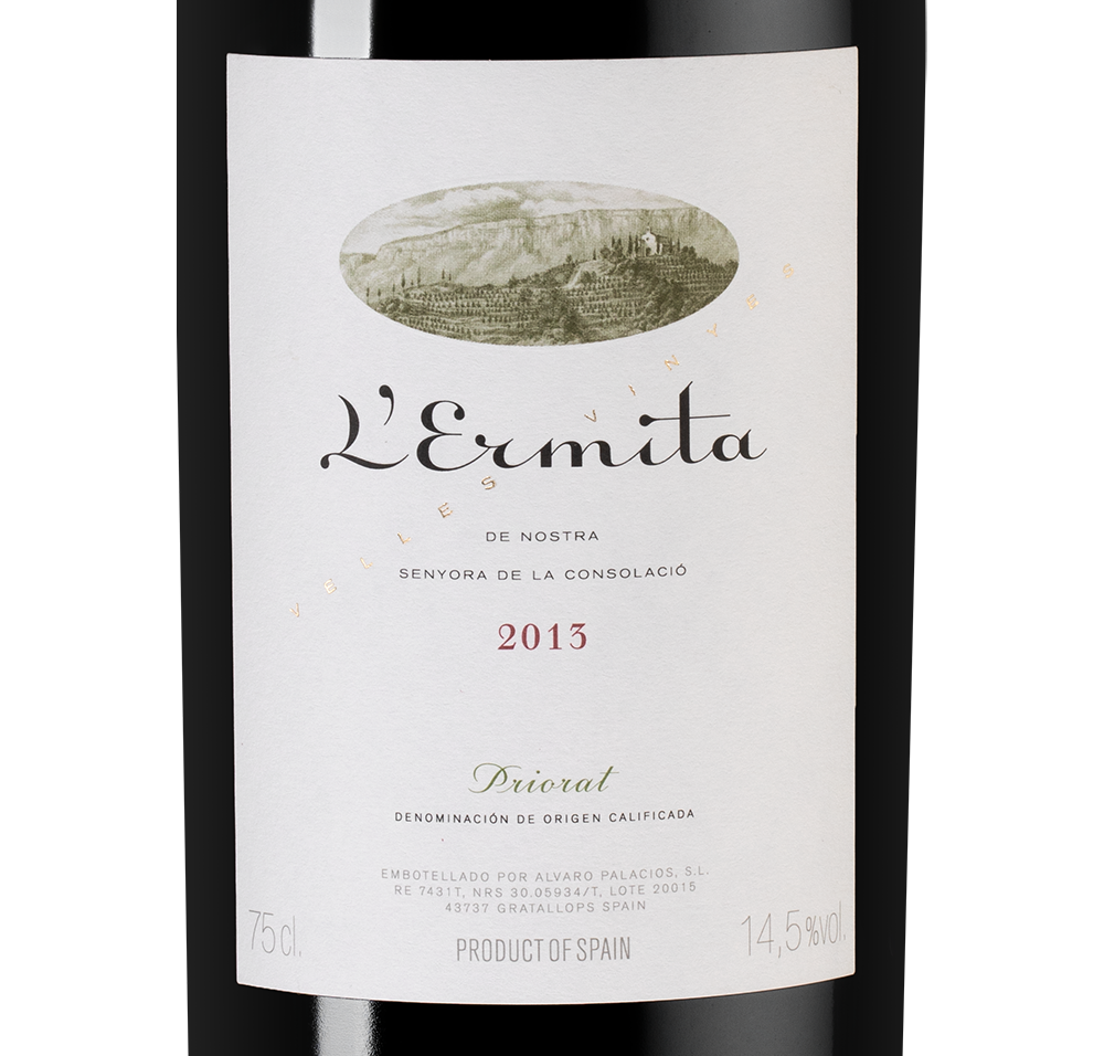 Вино L'Ermita Velles Vinyes, Alvaro Palacios, 2013, (93415), Испания, Каталония, красное, сухое, 0.75 л, Л`Эрмита Веллес Виньес, цена 349990 рублей