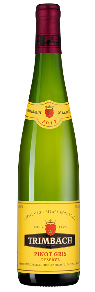 Вино Pinot Gris Reserve, Trimbach, 2018, (147032), Франция, Эльзас, белое, полусухое, 0.75 л, Пино Гри Резерв, цена 7490 рублей