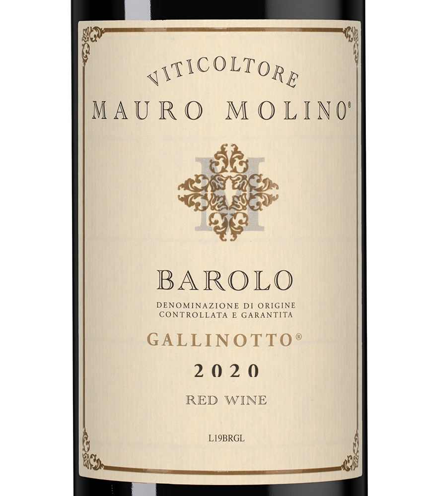 Вино Barolo Gallinotto, Mauro Molino, 2020, (147160), Италия, Пьемонт, красное, сухое, 0.75 л, Бароло Галлинотто, цена 17990 рублей