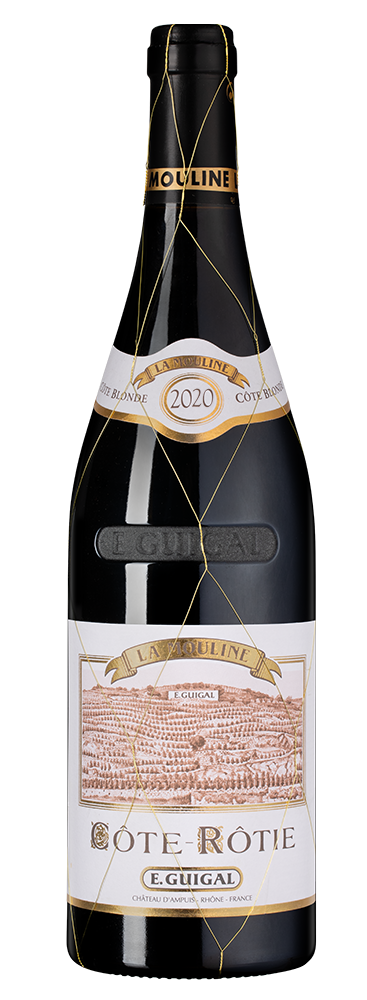 Вино Cote-Rotie La Mouline, Guigal, 2020, (152113), Франция, Долина Роны, красное, сухое, 0.75 л, Кот-Роти Ла Мулин, цена 139990 рублей