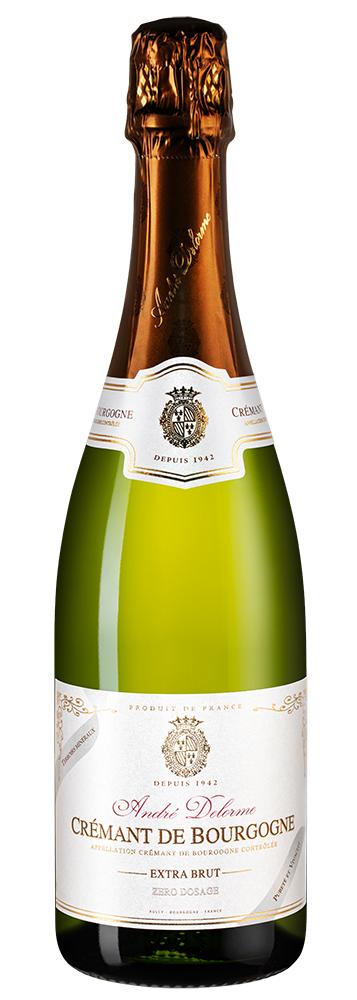 Игристое вино Cremant de Bourgogne Extra Brut, Andre Delorme, (146745), Франция, Бургундия, белое, экстра брют, 0.75 л, Креман де Бургонь Экстра Брют, цена 2793 рублей