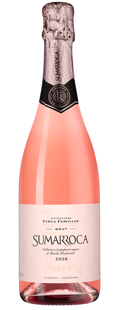 Игристое вино Sumarroca Brut Rose, Bodegues Sumarroca, 2020, (140586), Испания, Каталония, розовое, брют, 0.75 л, Сумаррока Брют Розе, цена 3490 рублей