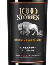 Вино 1000 Stories Zinfandel, (122773), красное полусухое, 2018 г., 0.75 л, 1000 Сториз Зинфандель цена 3490 рублей