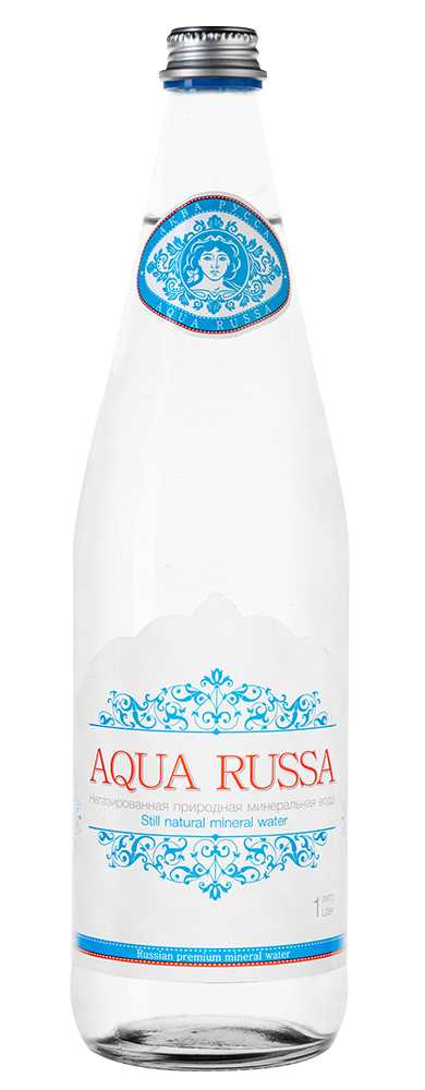 Вода негазированная Aqua Russa (6 шт.), 1л, (141589), Россия, Новгородская область, стекло, 1 л, Аква Русса (негазированная), цена 1050 рублей