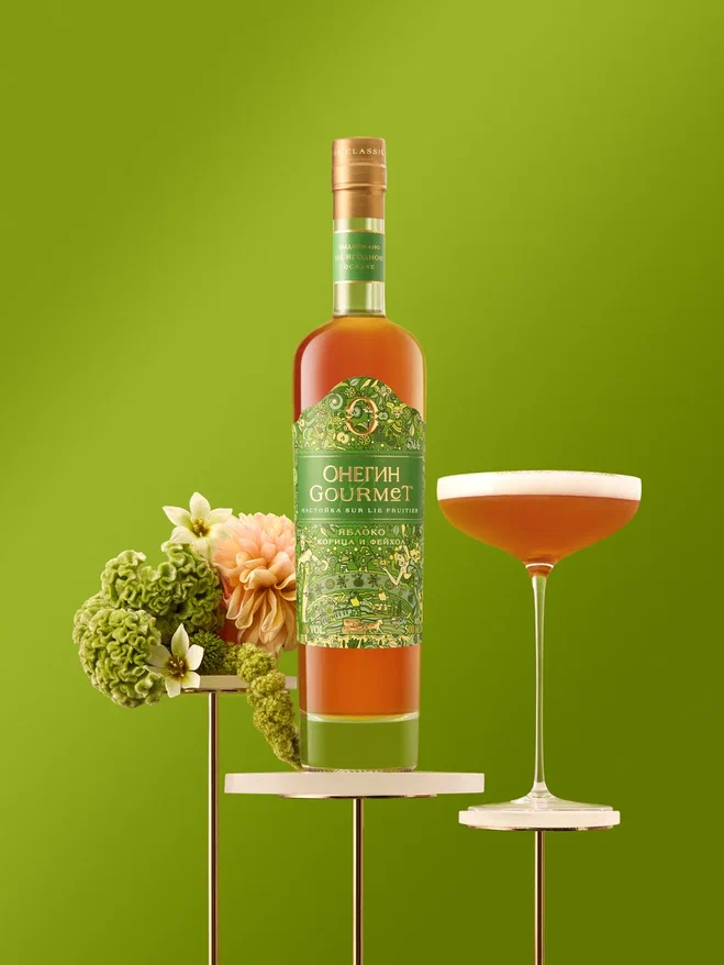 Настойка ягодная сладкая Онегин Gourmet Яблоко, 0.5л, (155698), Россия, 0.5 л, Онегин Gourmet "Яблоко", цена 1690 рублей