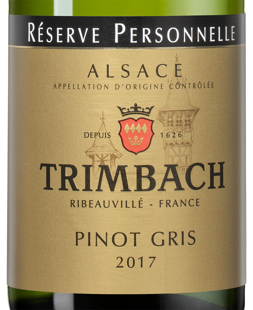 Вино Pinot Gris Reserve Personnelle, Trimbach, 2017, (147033), Франция, Эльзас, белое, полусухое, 0.75 л, Пино Гри Резерв Персонель, цена 12490 рублей