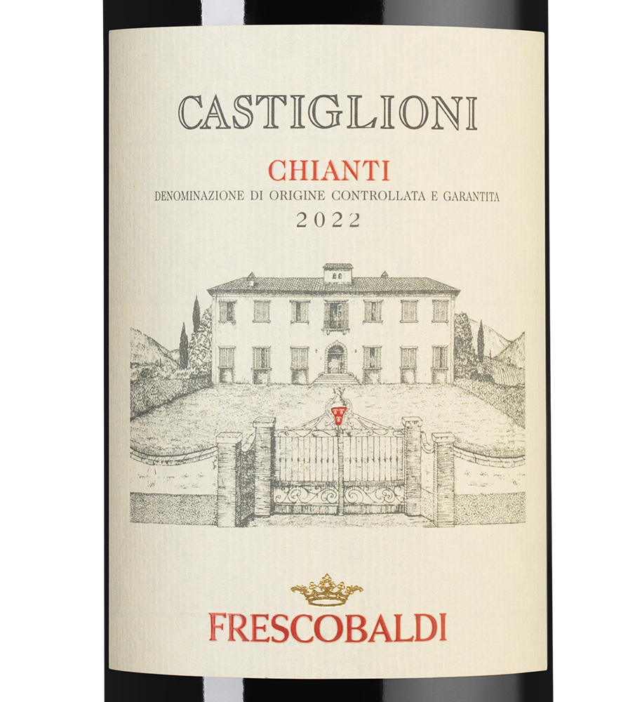 Вино Chianti Castiglioni, Frescobaldi, 2022, (144456), Италия, Тоскана, красное, сухое, 0.75 л, Кьянти Кастильони, цена 2243 рублей