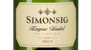 Шампанское и игристое вино из винограда шардоне (Chardonnay) Kaapse Vonkel Brut