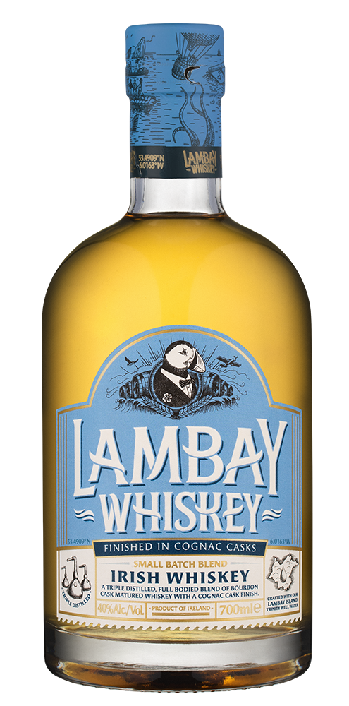 Виски Lambay Small Batch Blend Irish Whiskey, (154942), Ирландия, 0.7 л, Ламбей Смол Бэтч Бленд, цена 7990 рублей