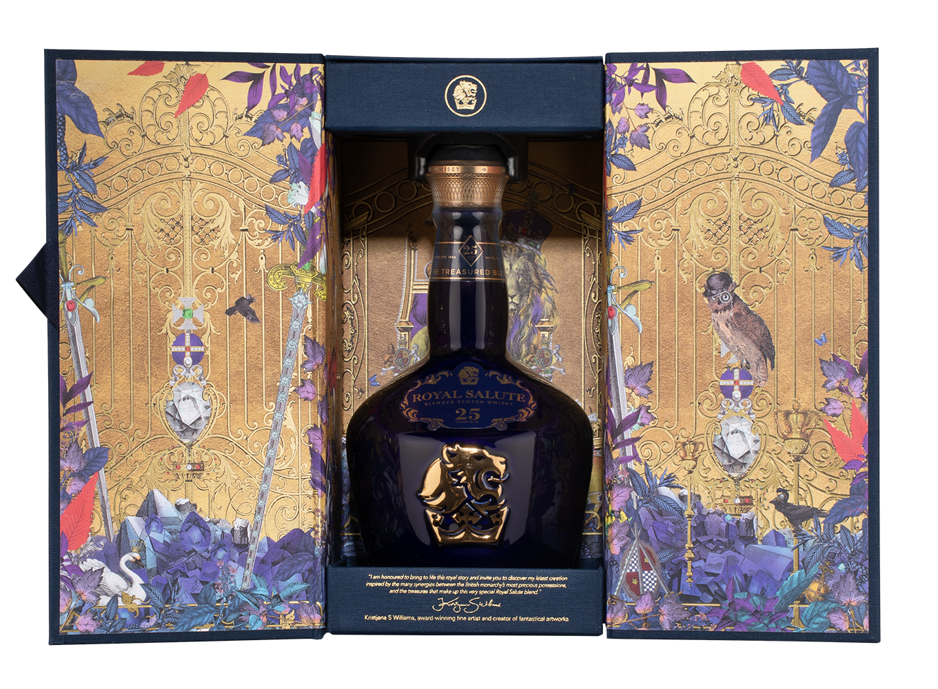 Виски Chivas Regal Royal Salute 25 Years Old в подарочной упаковке, (152100), Шотландия, 0.7 л, Чивас Ригал 25 Лет, цена 42990 рублей