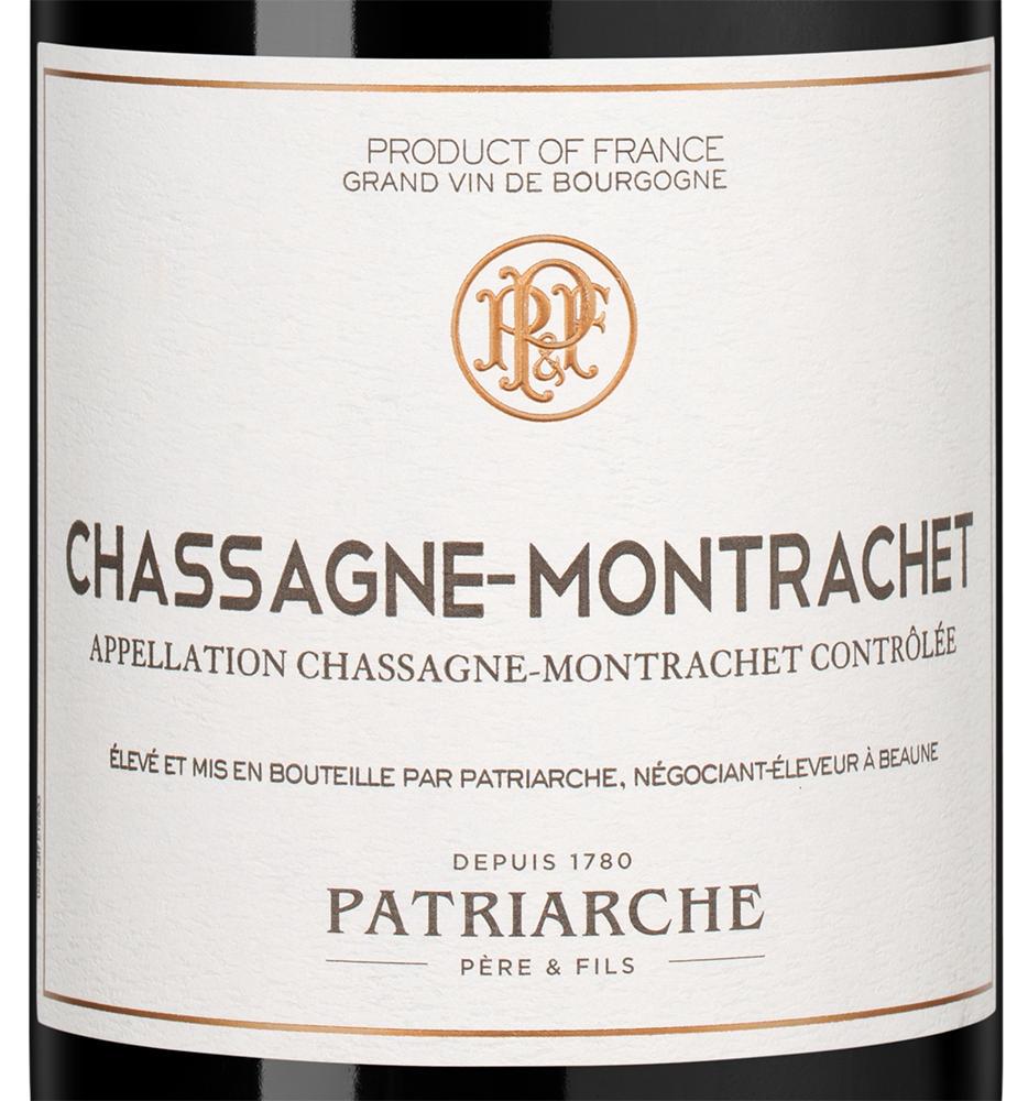 Вино Chassagne-Montrachet Rouge, Patriarche, 2020, (152946), Франция, Бургундия, красное, сухое, 0.75 л, Шассань-Монраше Руж, цена 7868 рублей