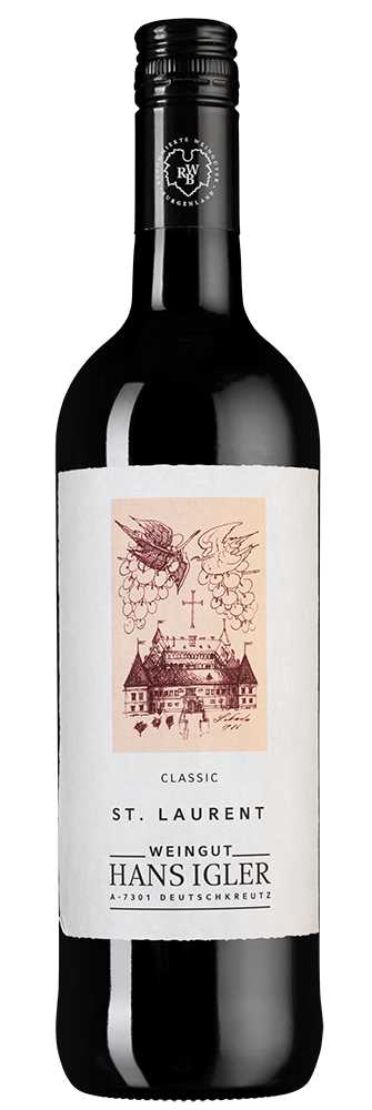 Вино St. Laurent Classic, Hans Igler, 2018, (136196), Австрия, Бургенланд, красное, сухое, 0.75 л, Ст. Лаурент Классик, цена 4290 рублей