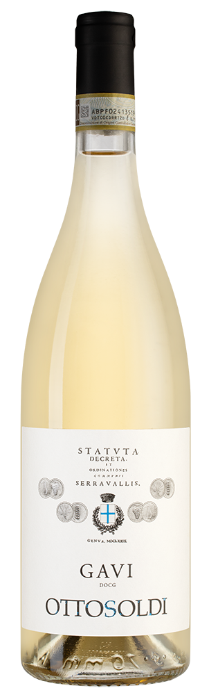 Вино Gavi, Ottosoldi, 2021, (137669), Италия, Пьемонт, белое, сухое, 0.75 л, Гави, цена 4990 рублей