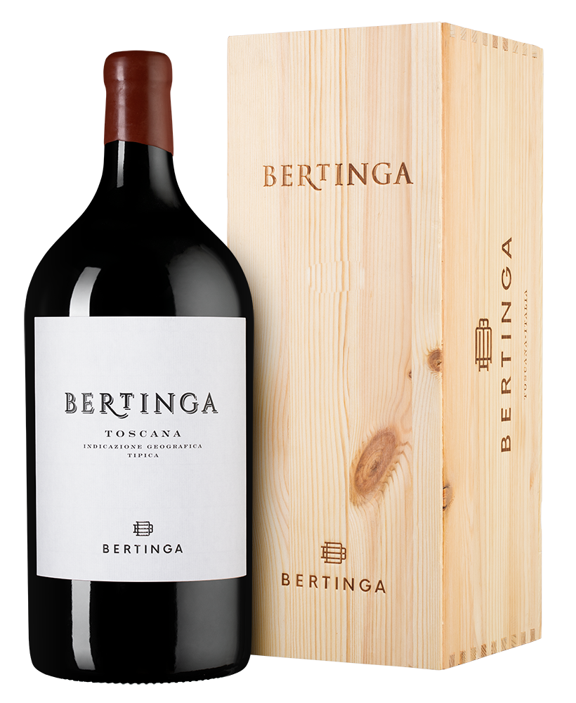 Вино Bertinga в подарочной упаковке, 2017, 3л, (149258), Италия, Тоскана, красное, сухое, 3 л, Бертинга, цена 84990 рублей