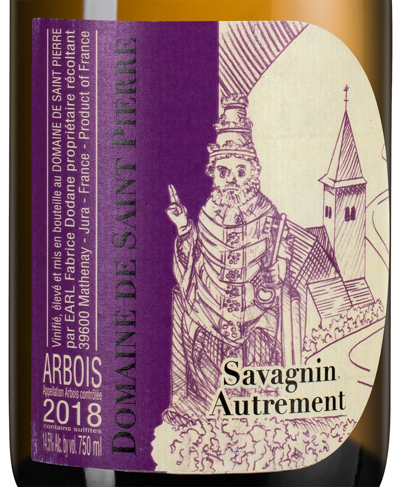 Вино Savagnin Autrement, Fabrice Dodane & Domaine de Saint-Pierre, 2018, (138299), Франция, Жюра, белое, сухое, 0.75 л, Саваньен Отреман, цена 17490 рублей