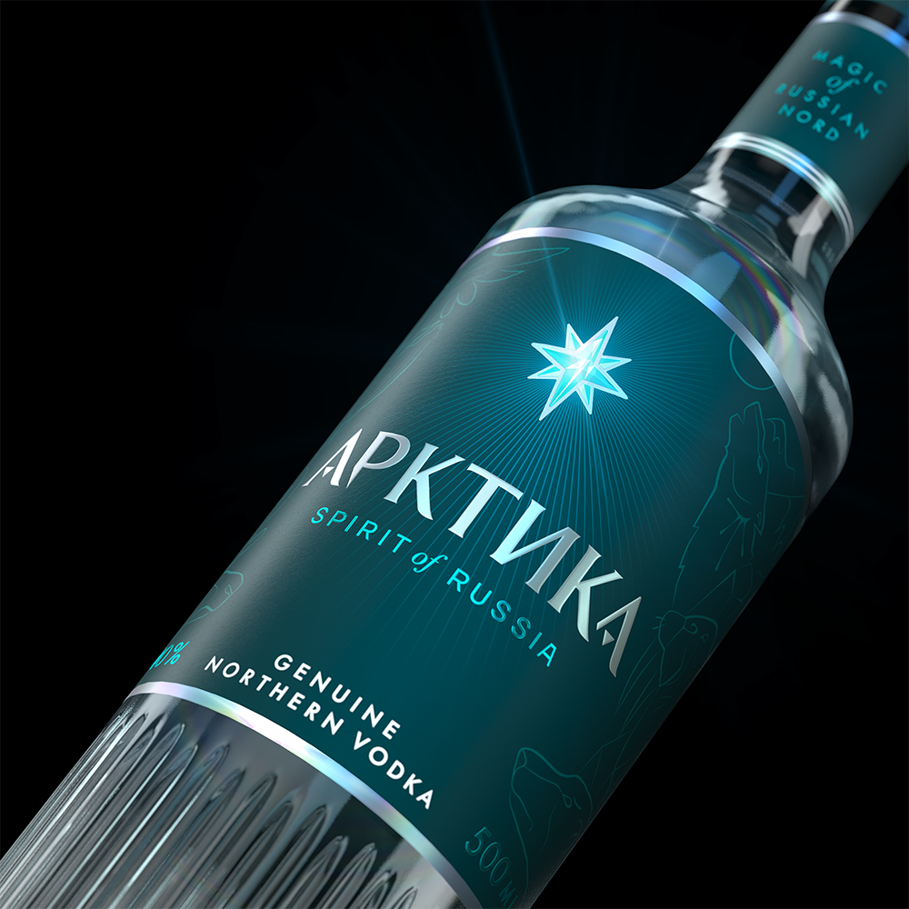 Водка Арктика, 0.5л, (156444), Россия, 0.5 л, Арктика, цена 912 рублей