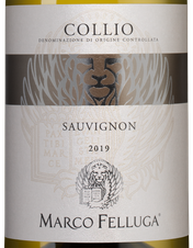 Вино Collio Sauvignon Blanc, (123944), белое сухое, 2019 г., 0.75 л, Совиньон Блан цена 4490 рублей