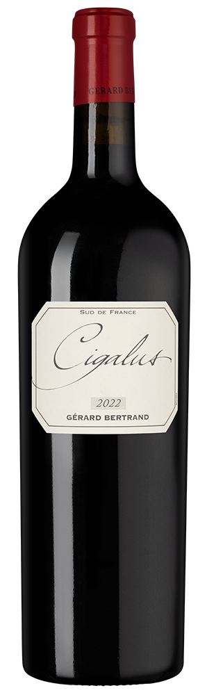 Вино Cigalus Rouge, Gerard Bertrand, 2022, (155642), Франция, Лангедок-Руссильон, красное, сухое, 0.75 л, Сигалюс Руж, цена 11490 рублей