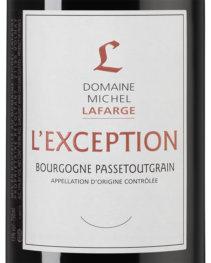 Вино Bourgogone Passetoutgrain, Domaine Michel Lafarge, 2021, (156006), Франция, Бургундия, красное, сухое, 0.75 л, Бургонь Пастугрен, цена 8290 рублей