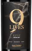 Вино к сыру 9 Lives Epic Merlot Reserve