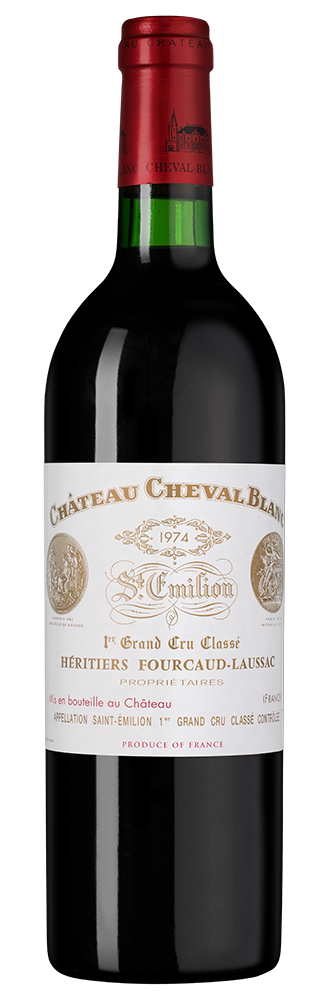 Вино Chateau Cheval Blanc (Saint-Emilion Grand Cru), 1974, 0.73л, (150652), Франция, Бордо, красное, сухое, 0.73 л, Шато Шеваль Блан, цена 249990 рублей