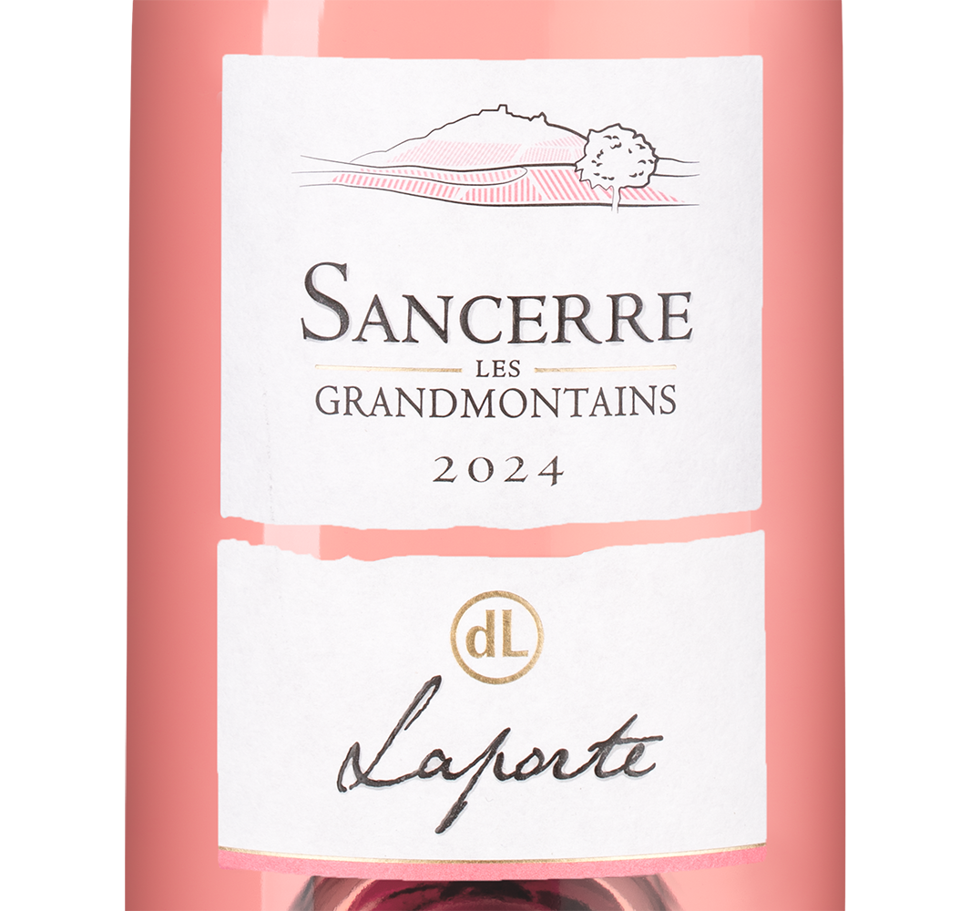 Вино Sancerre Les Grandmontains Rose, Domaine Laporte, 2024, (154500), Франция, Долина Луары, розовое, сухое, 0.75 л, Сансер Ле Гранмонтен Розе, цена 7290 рублей