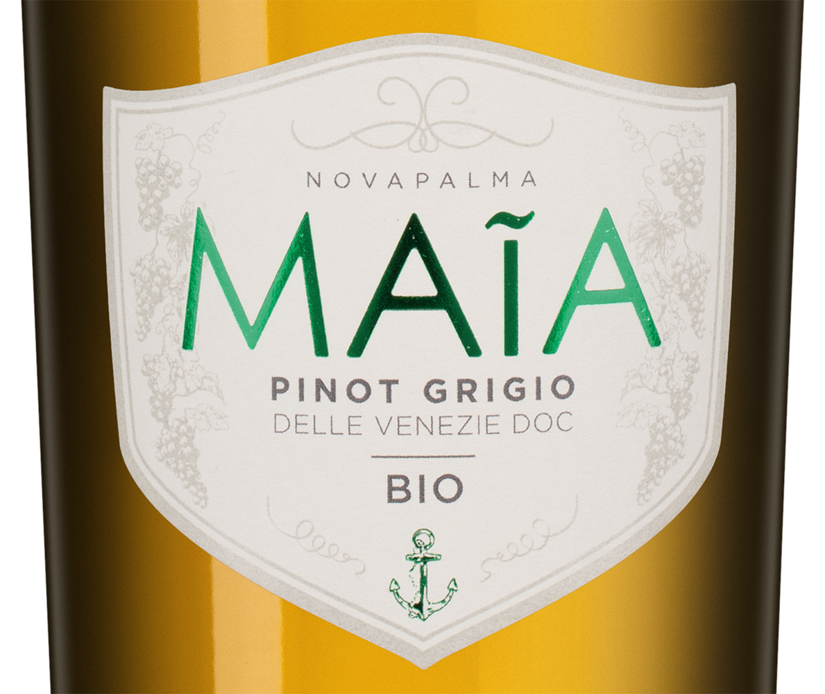 Вино Pinot Grigio Maia, Novapalma, 2023, (149705), Италия, Фриули-Венеция-Джулия, белое, полусухое, 0.75 л, Майа Пино Гриджо, цена 2390 рублей