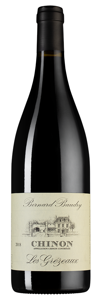 Вино Chinon Les Grezeaux, Domaine Bernard Baudry, 2018, (124978), Франция, Долина Луары, красное, сухое, 0.75 л, Шинон Ле Грезо, цена 6890 рублей