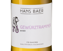 Вино со вкусом экзотических фруктов Hans Baer Gewurztraminer