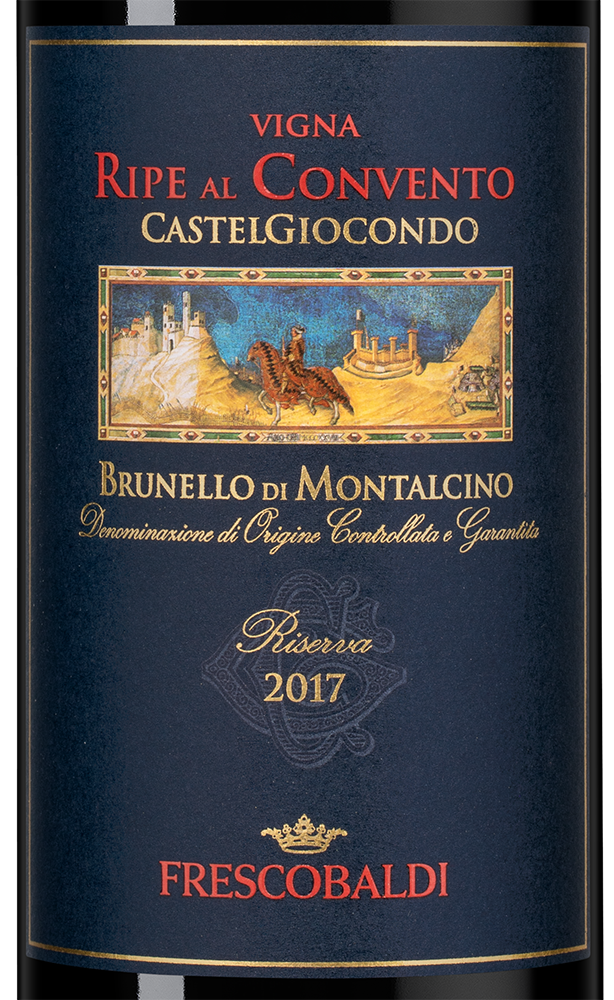 Вино Brunello di Montalcino Castelgiocondo Riserva, Frescobaldi, 2017, (143227), Италия, Тоскана, красное, сухое, 0.75 л, Брунелло ди Монтальчино Кастельджокондо Ризерва, цена 31490 рублей