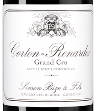 Вино Corton les Renardes Grand Cru, (139253), красное сухое, 2015 г., 0.75 л, Кортон Ренар Гран Крю цена 39990 рублей