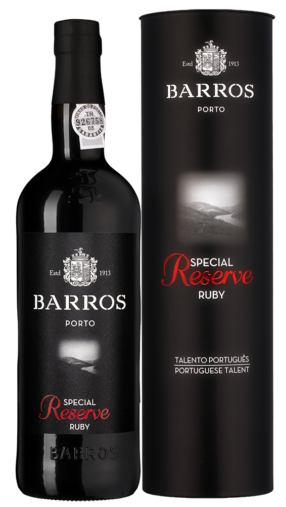 Портвейн Barros Special Reserve Ruby в подарочной упаковке, (152895), Португалия, Дору, сладкое, 0.75 л, Барруш Спешиал Резерв Руби, цена 4990 рублей