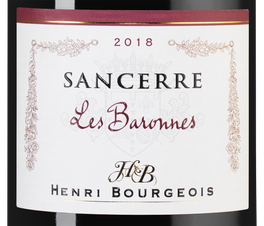 Вино Sancerre Rouge Les Baronnes, (132792), красное сухое, 2018 г., 0.75 л, Сансер Руж Ле Баронн цена 5990 рублей