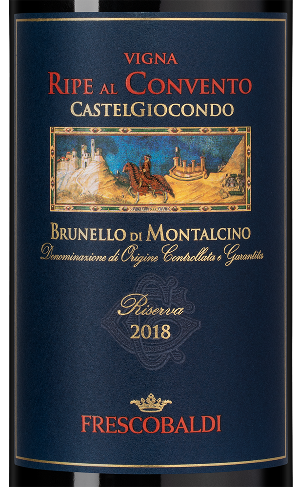 Вино Brunello di Montalcino Castelgiocondo Riserva, Frescobaldi, 2018, (147915), Италия, Тоскана, красное, сухое, 0.75 л, Брунелло ди Монтальчино Кастельджокондо Ризерва, цена 31490 рублей
