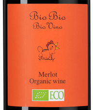 Вино Bio Bio Merlot, (146797), красное полусухое, 2022 г., 0.75 л, Био Био Мерло цена 1340 рублей