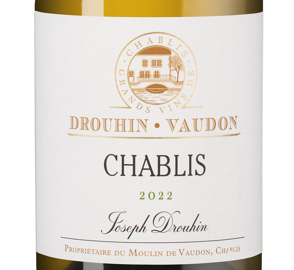 Вино Chablis, Joseph Drouhin, 2022, (152262), Франция, Бургундия, белое, сухое, 0.75 л, Шабли, цена 8490 рублей
