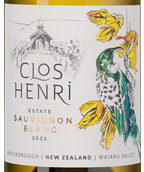 Вино белое сухое Clos Henri Estate Sauvignon Blanc