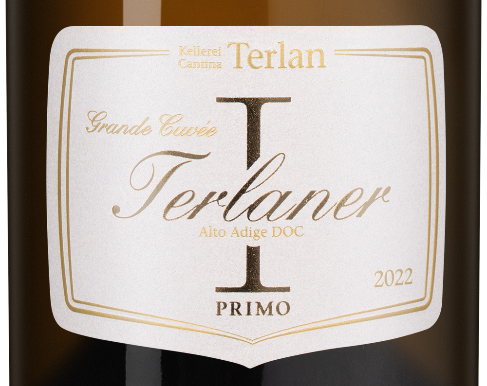 Вино Primo I Grande Cuvee, Cantina Terlan, 2022, (155190), Италия, Трентино-Альто Адидже, белое, сухое, 0.75 л, Примо I Гранде Кюве, цена 58490 рублей