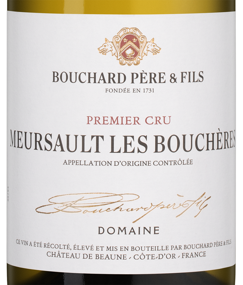 Вино Meursault Premier Cru Les Boucheres, Bouchard Pere & Fils, 2019, (151678), Франция, Бургундия, белое, сухое, 0.75 л, Мерсо Премье Крю Ле Бушер, цена 39990 рублей