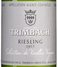 Вино Riesling Selection de Vieilles Vignes, (122577), белое сухое, 2017 г., 0.75 л, Рислинг Селексьон де Вьей Винь цена 7990 рублей