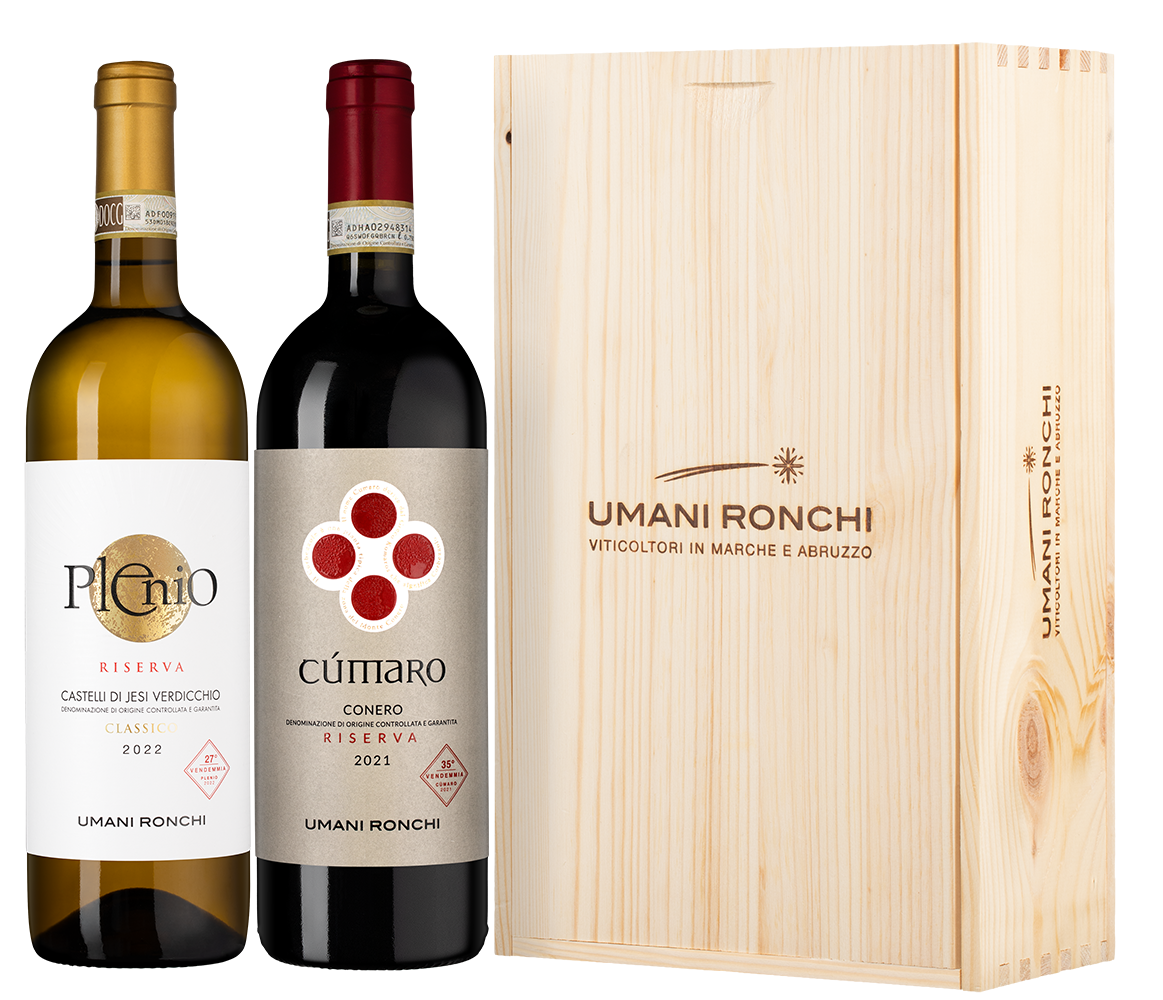 Вино в подарочном наборе Umani Ronchi, (157234), Италия, Марке, 0.75 л, Набор вин: Умани Ронки, цена 14990 рублей