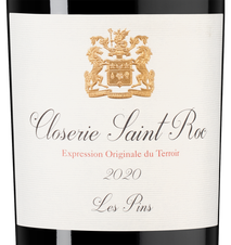 Вино Closerie Saint Roc Les Pins, (140365), красное сухое, 2020 г., 0.75 л, Клозри Сен Рок Ле Пен цена 13990 рублей