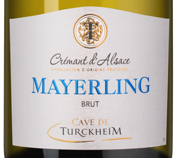 Игристое вино Mayerling Cremant d'Alsace, (148900), белое брют, 0.75 л, Майерлинг Брют цена 2990 рублей