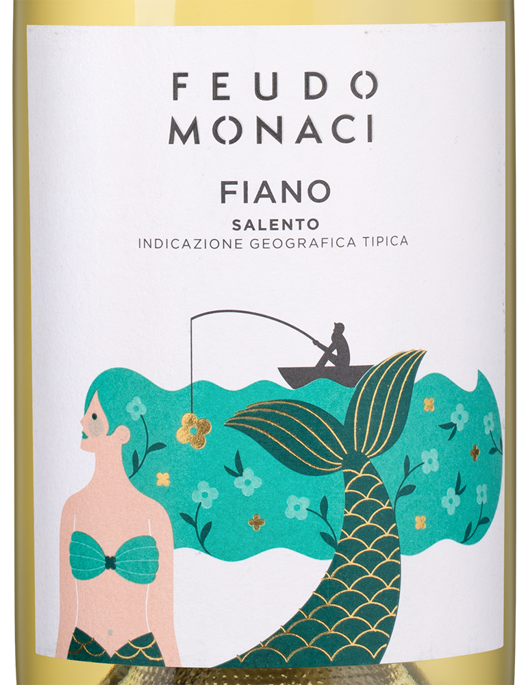 Вино Fiano Feudo Monaci, Castello Monaci, 2022, (143771), Италия, Апулия, белое, сухое, 0.75 л, Фиано Феудо Моначи, цена 2390 рублей