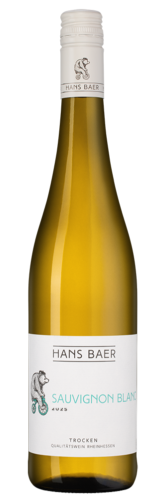 Вино Hans Baer Sauvignon Blanc, Weinkellerei Hechtsheim, 2025, (160845), Германия, Рейнгессен, белое, полусухое, 0.75 л, Ханс Баер Совиньон блан, цена 2140 рублей
