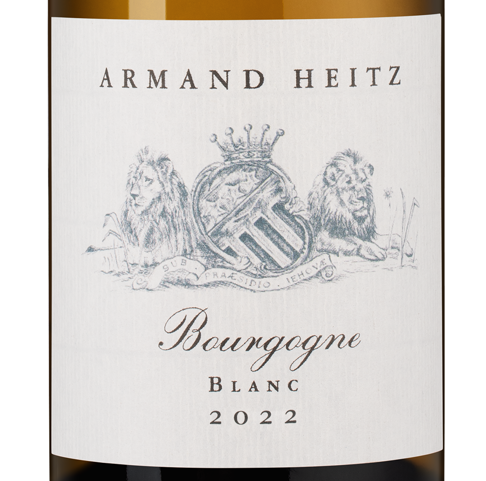 Вино Bourgogne Chardonnay, Armand Heitz, 2022, (156151), Франция, Бургундия, белое, сухое, 0.75 л, Бургонь Шардоне, цена 8490 рублей